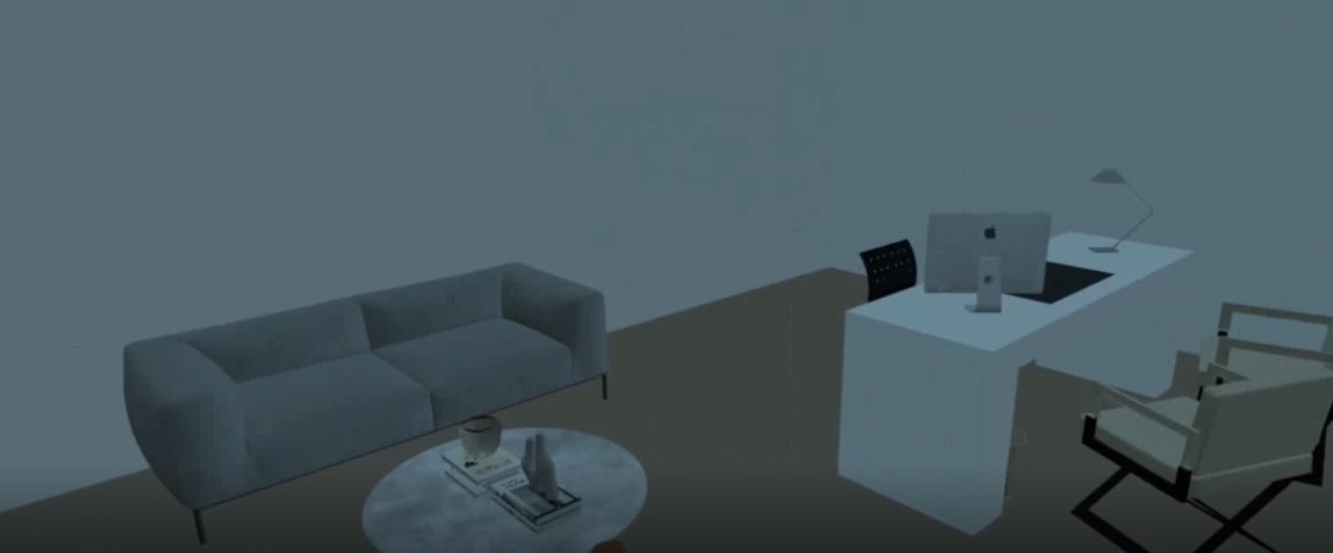 The workspace model before it goes on the headset — offices & commercial visualised in augmented reality with Site Vision AR